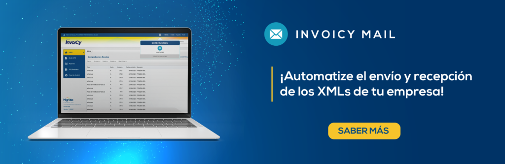 computadora con InvoiCy Mail