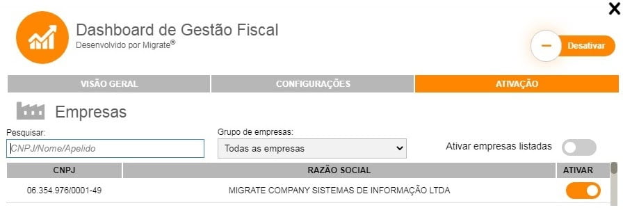 tela invoicy dashboard 2